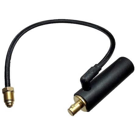 TIG Torch Dinse Adaptor, 26-Series With Side Gas Hose